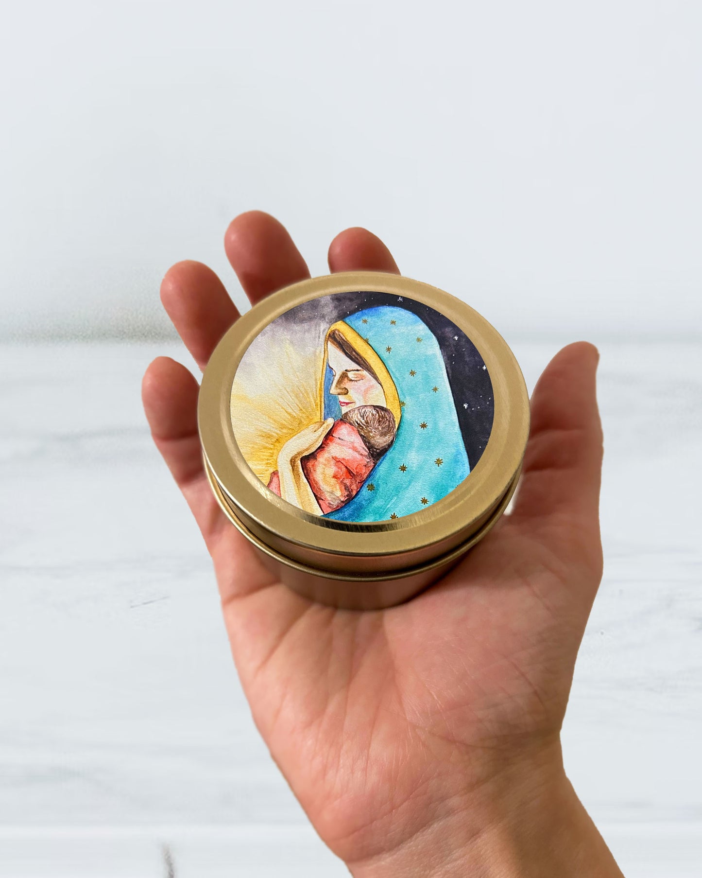 Bundle of Light Candle Tin (Chrism)