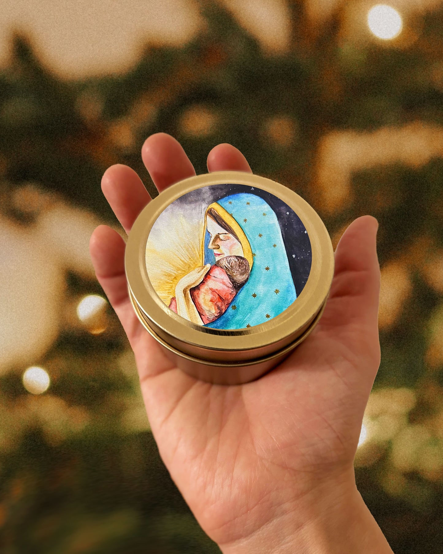Bundle of Light Candle Tin (Chrism)