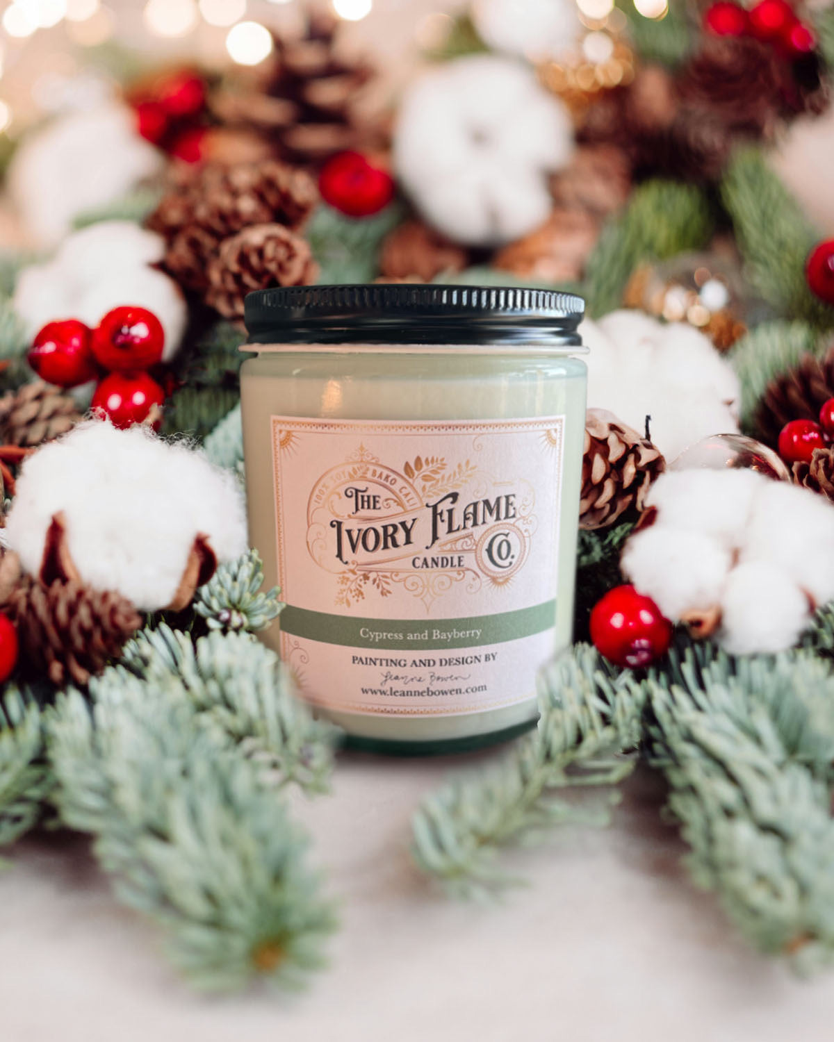 Jolly Ol Saint Nicholas Candle (Cypress and Bayberry)