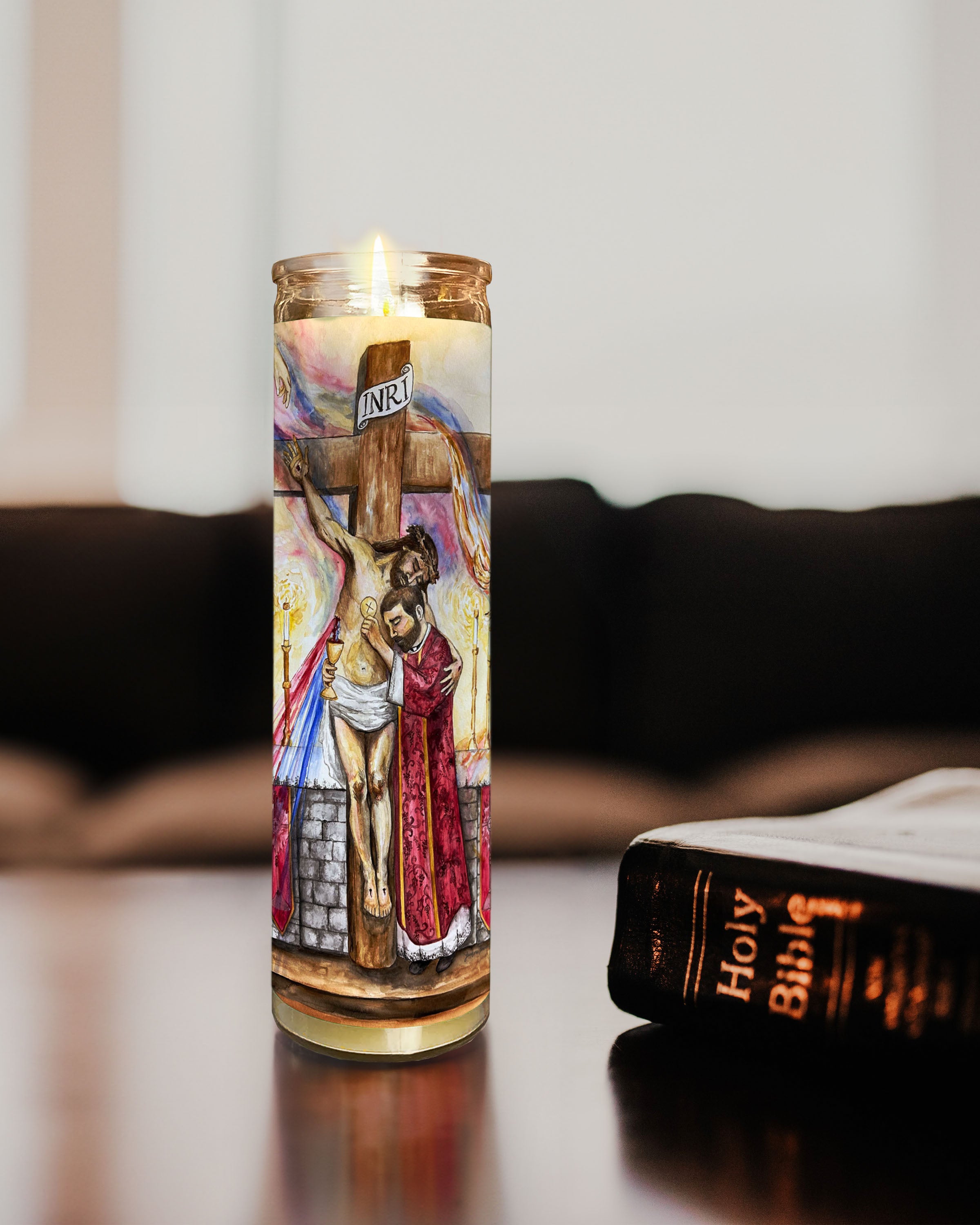 Sacred Heart Candle (Chrism)