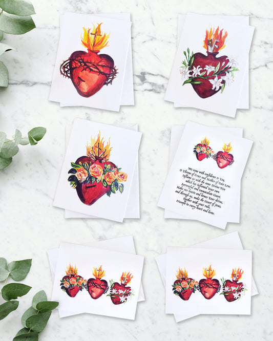 Hearts of the Holy Family Card Pack