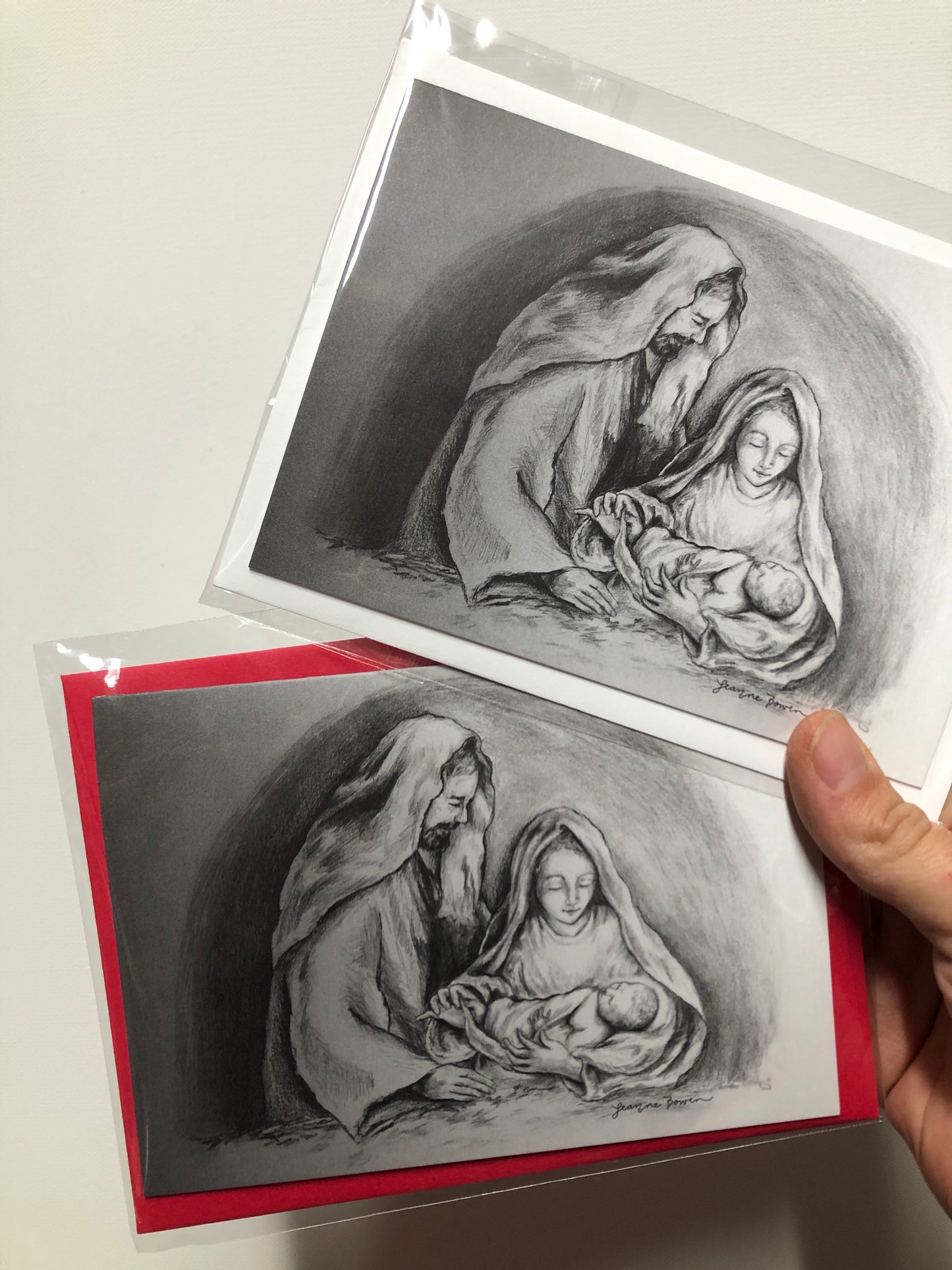 Holy Family Greeting Card (Red Envelopes)