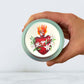 Most Chaste Heart of Joseph Candle Tin (Lily Scented, Light Blue)
