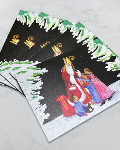 Jolly Ol Saint Nicholas Greeting Cards