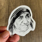 Saint Mother Teresa of Calcutta Die Cut Vinyl Stickers