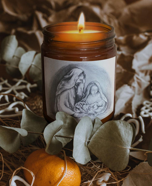 Holy Family Candle (Cranberry Orange Spice)