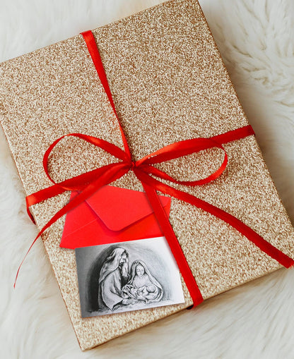 Holy Family Christmas Gift Card Tags