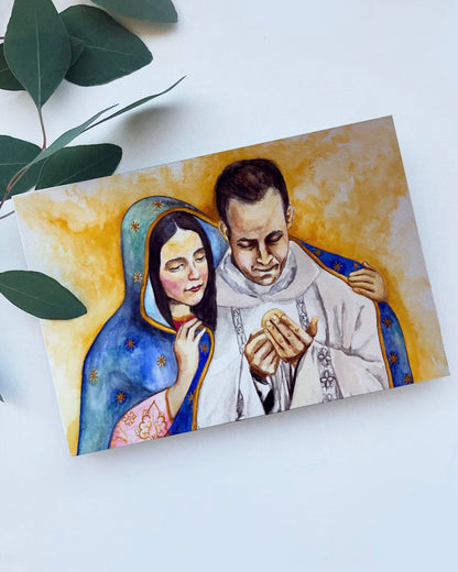 Under Mary's Mantle Priest Prayer Cards