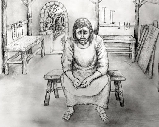 Jesus Grieving Joseph Prints (PRE-SALE)