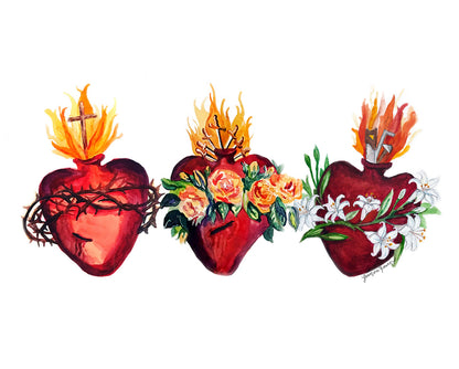 Hearts Of The Holy Family