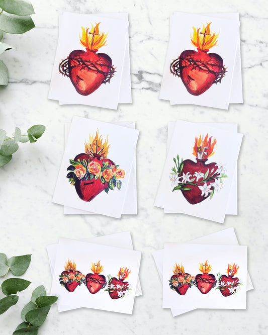 Hearts of the Holy Family Card Pack