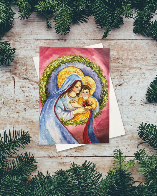 Merciful Heart of the Christ Child Greeting Cards