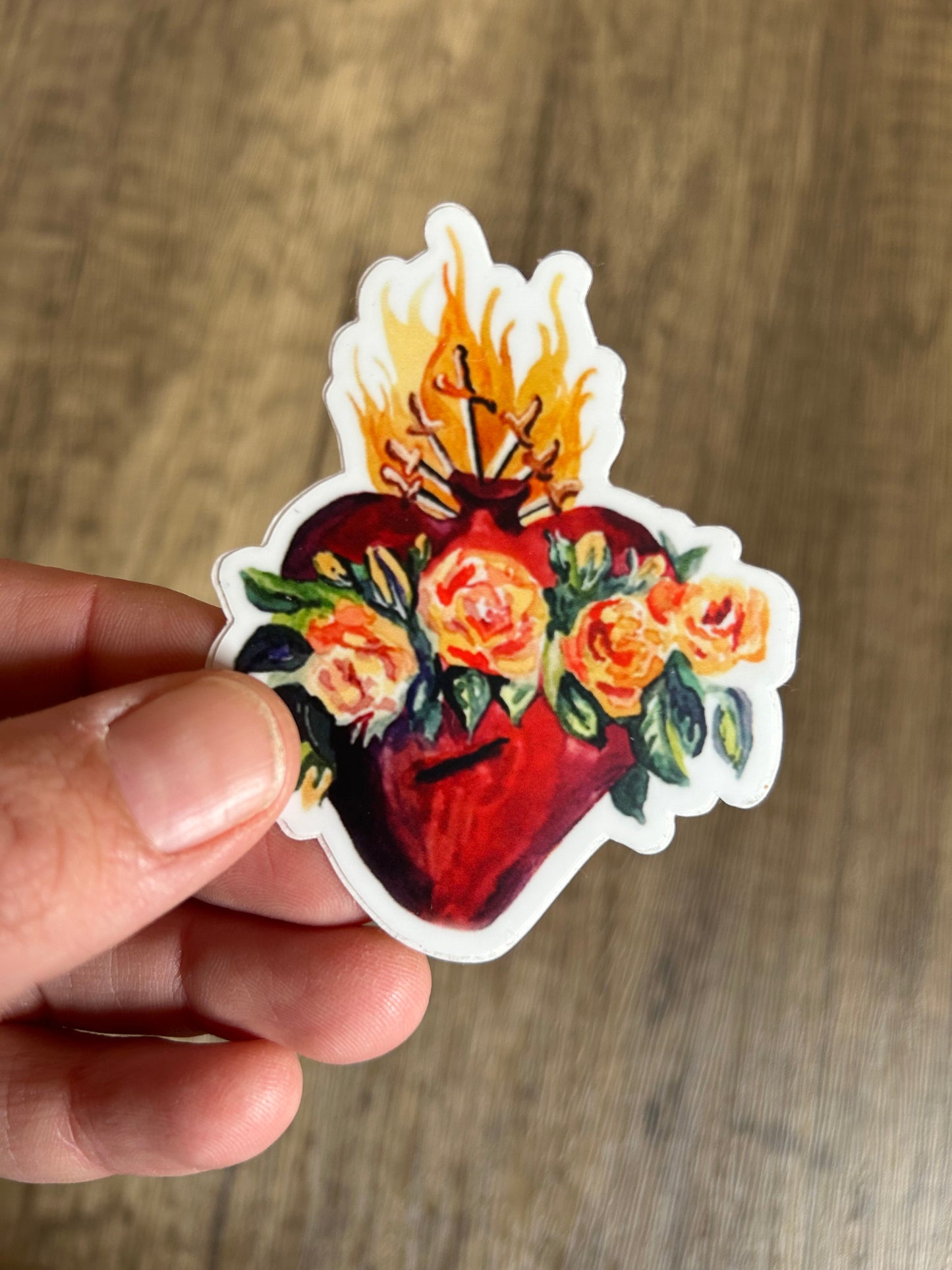 Immaculate Heart of Mary Vinyl Stickers