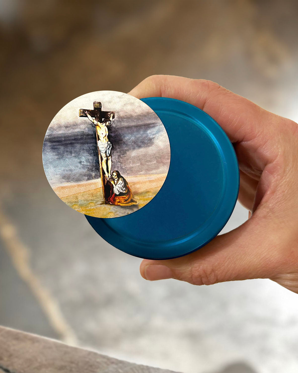 At the Foot of the Cross Candle Tin (Holy Mass Scented)