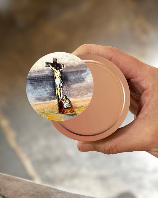 At the Foot of the Cross Candle Tin (Holy Mass Scented)
