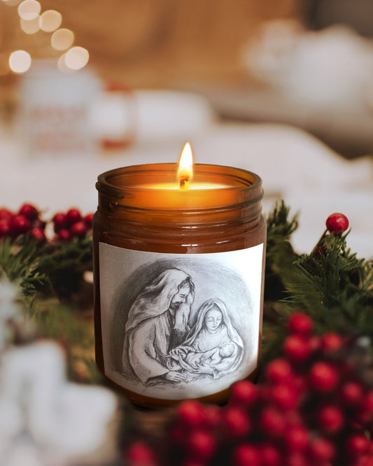 Holy Family Candle (Cranberry Orange Spice)