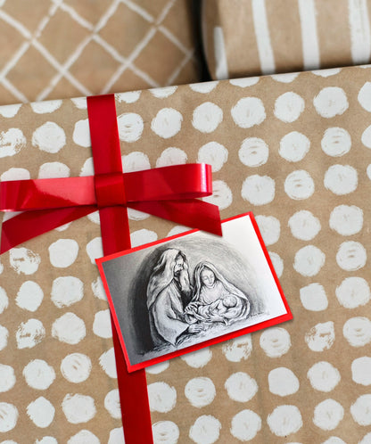 Holy Family Christmas Gift Card Tags