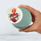 Most Chaste Heart of Joseph Candle Tin (Lily Scented, Light Blue)