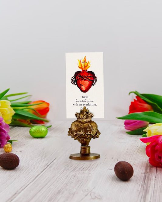 Hearts of the Holy Family Prayer Card Holders