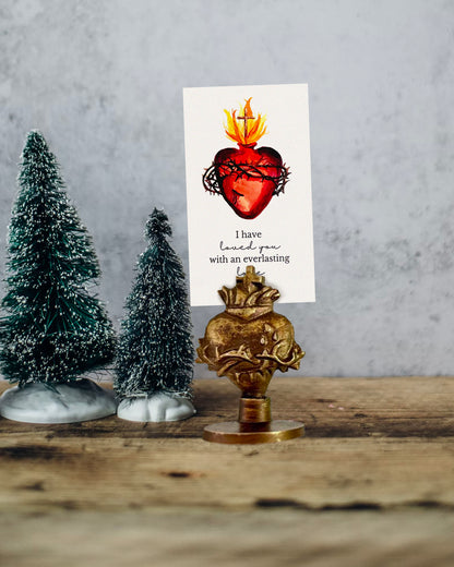 Hearts of the Holy Family Prayer Card Holders