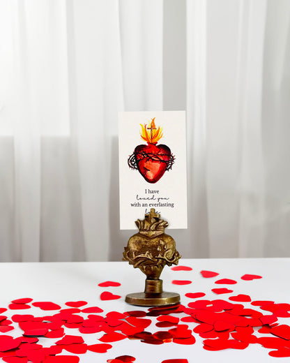 Hearts of the Holy Family Prayer Card Holders