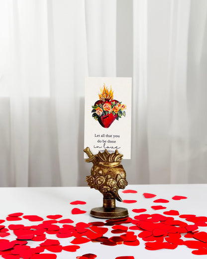 Hearts of the Holy Family Prayer Card Holders