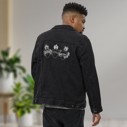 Hearts of the Holy Family Denim Jacket