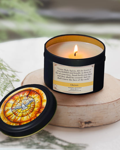 Holy Spirit Candle Tin (Chrism)