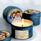 Under Mary's Mantle Candle Tin (Chrism Scented)