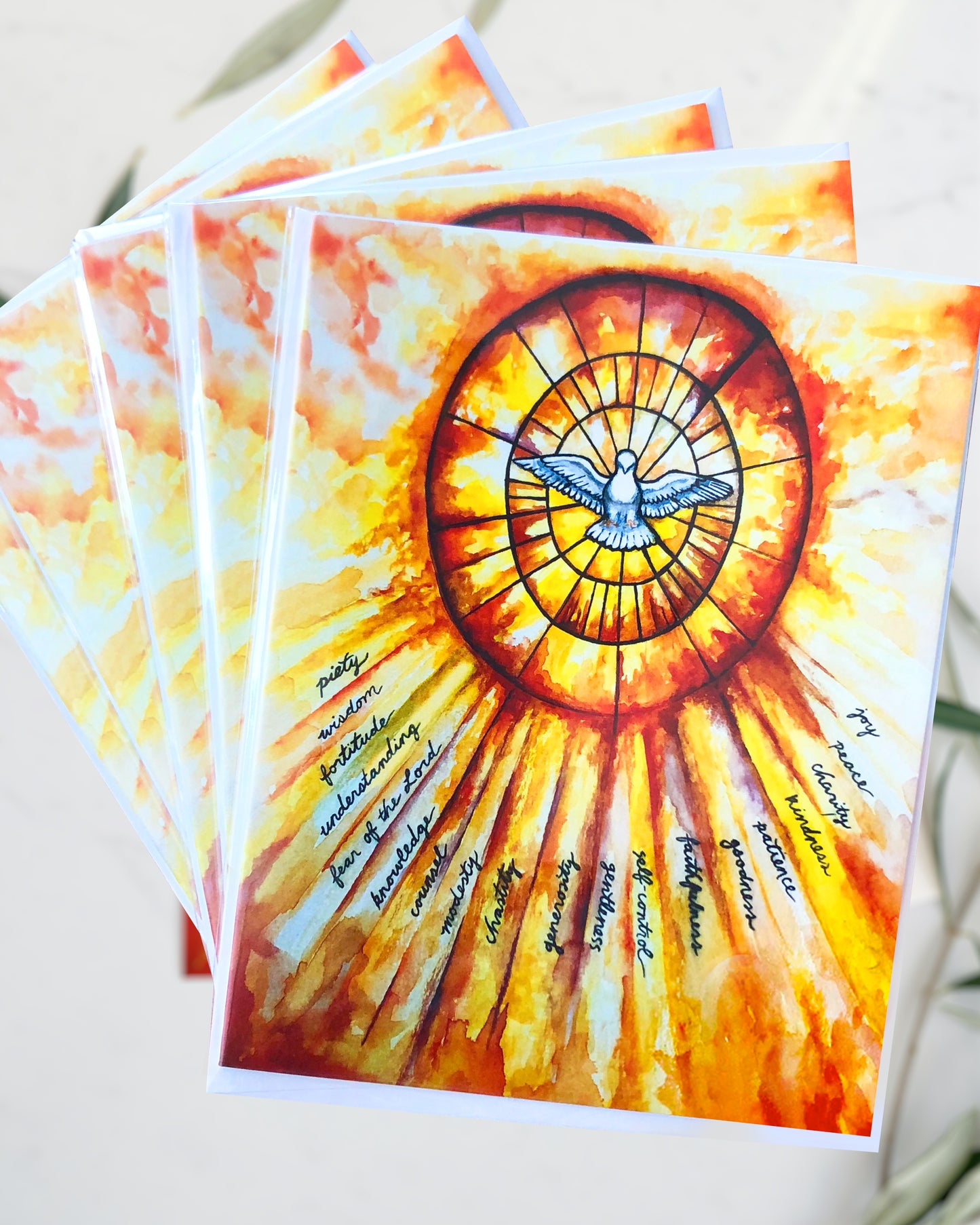 Fruits And Gifts Of The Holy Spirit Greeting Cards