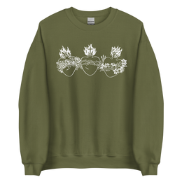 Hearts of the Holy Family Crewneck – Leanne Bowen