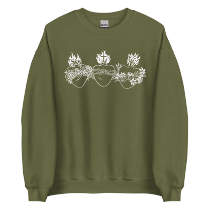 Hearts of the Holy Family Crewneck