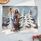 Holy Family Wassailing Christmas Card